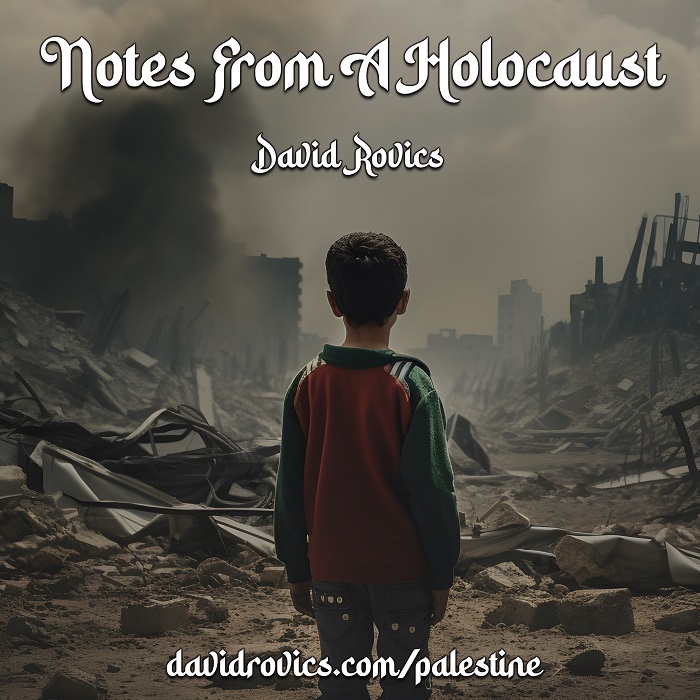 Notes From A Holocaust https://davidrovics.bandcamp.com/album/notes-from-a-holocaust